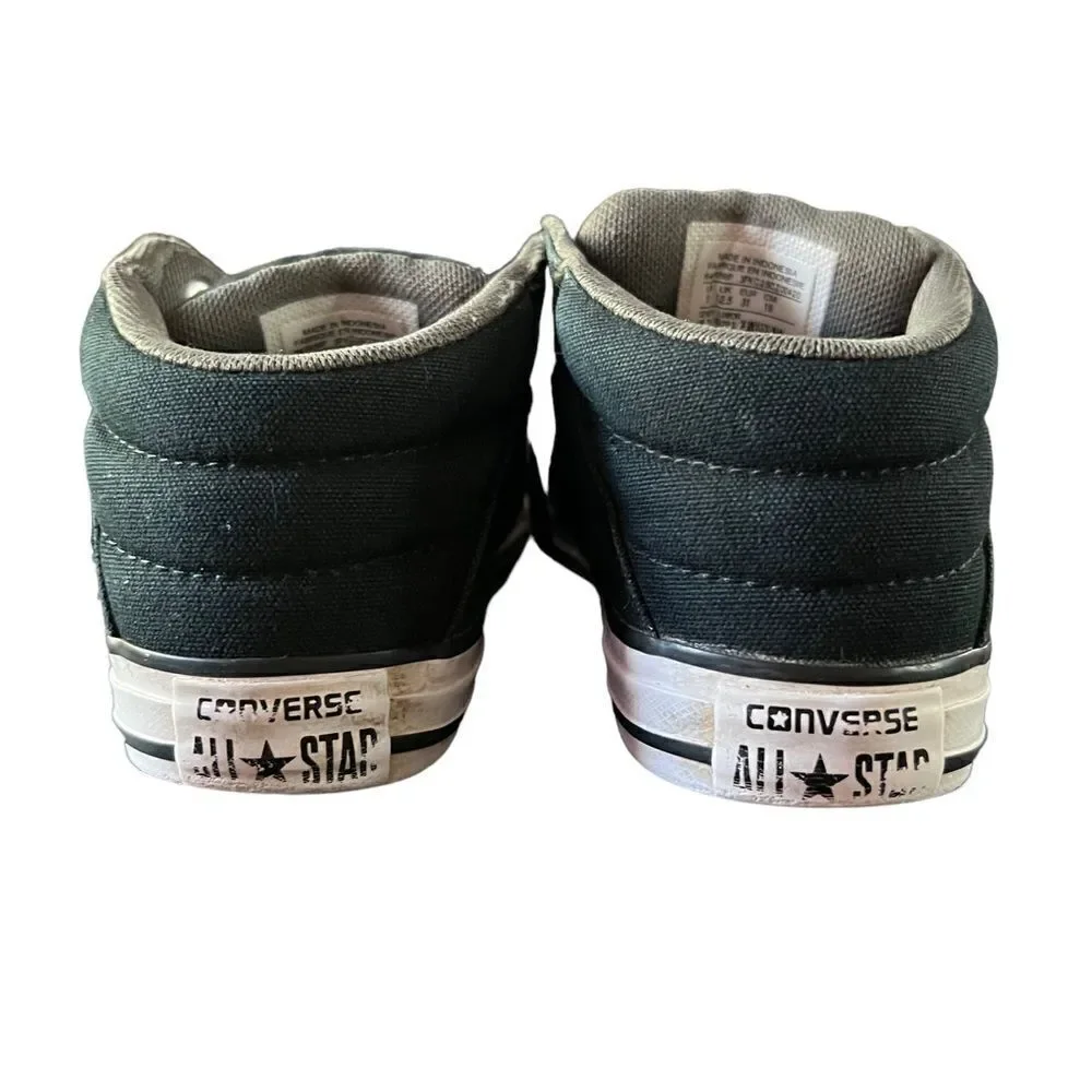Converse All Stars high top black and gray lace up‎ sneakers size 13